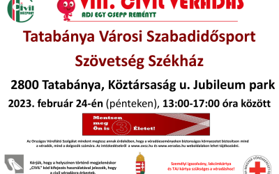 Jön a VIII. Civil Véradás!