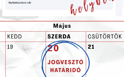 Maradjon helyben! – SZJA 1% felajánlás