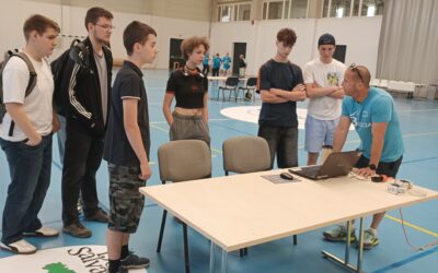 Diák segítők a Para Boccia országos bajnokság tatai fordulóján